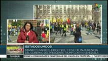 Diversas manifestaciones de apoyo a Venezuela en EEUU