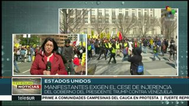 Diversas manifestaciones de apoyo a Venezuela en EEUU