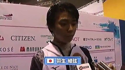 Yuzuru Hanyu - WC2012 - Interview after FS (ENG SUB)