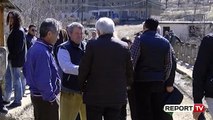 Report Tv - Banorët e Kurbneshit në Mirditë protestë kundër ndërtimit të 2 HEC-eve mbi lumin Urakë