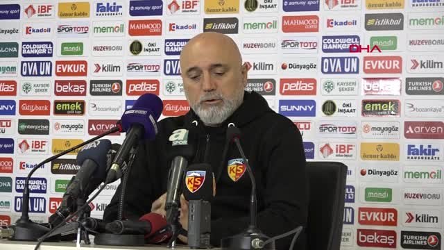 Spor İstikbal Mobilya Kayserispor - Medipol Başakşehir Maçının Ardından