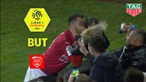 But Téji SAVANIER (90ème +2 pen) / Nîmes Olympique - RC Strasbourg Alsace - (2-2) - (NIMES-RCSA) / 2018-19