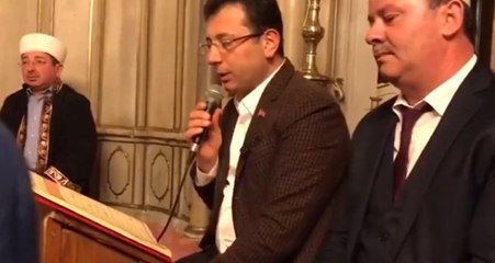 İmamoğlu, Yeni Zelanda'da Katledilen Müslümanlar İçin Yasin Okudu