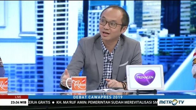 Pascadebat Cawapres 2019 Ma'ruf Amin vs Sandiaga Uno (4)