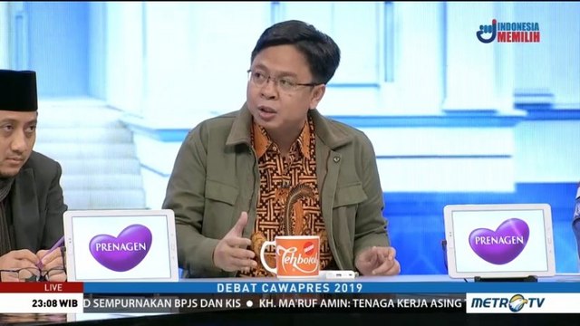 Pascadebat Cawapres 2019 Ma'ruf Amin vs Sandiaga Uno (2)