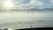 Les routes du Minnesota couvertes par la glace... Bombe cyclonique