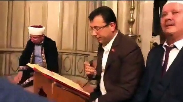 Ekrem İmamoğlu, Yeni Zelanda kurbanları için Yasin okudu