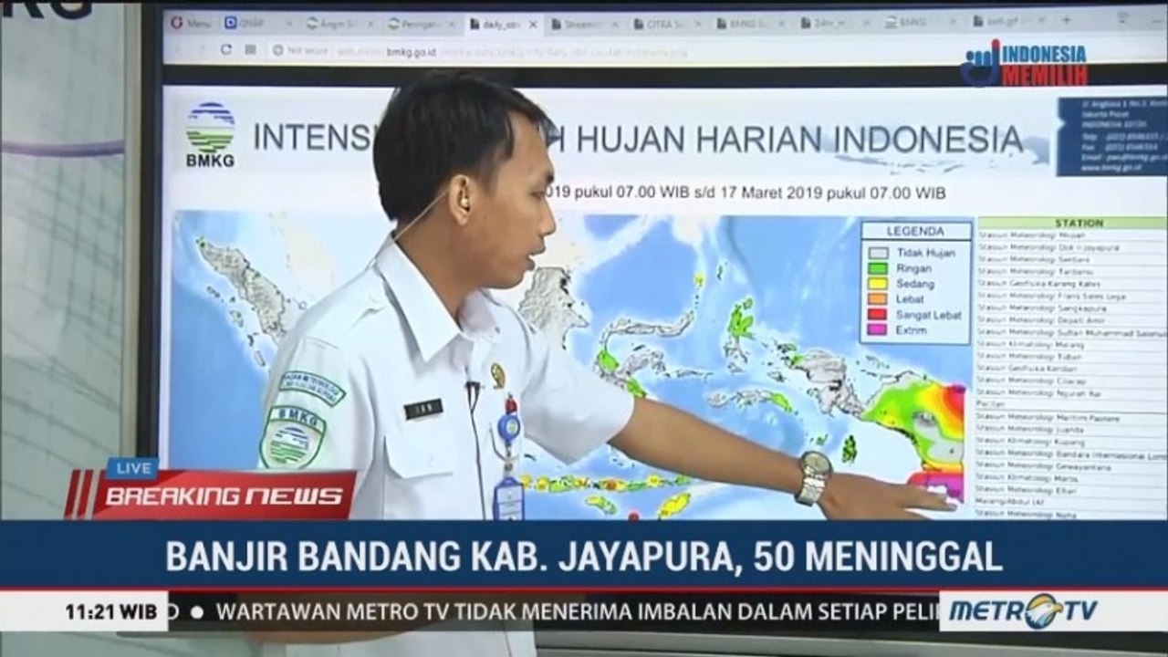 Hujan Ekstrem Picu Banjir Bandang di Sentani