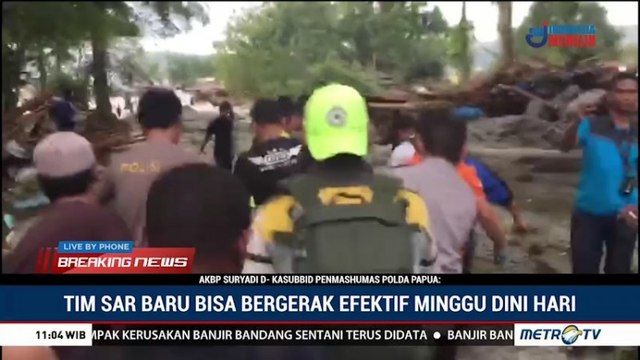 Kantor Bupati Jayapura Dijadikan Posko Tanggap Darurat Banjir Bandang