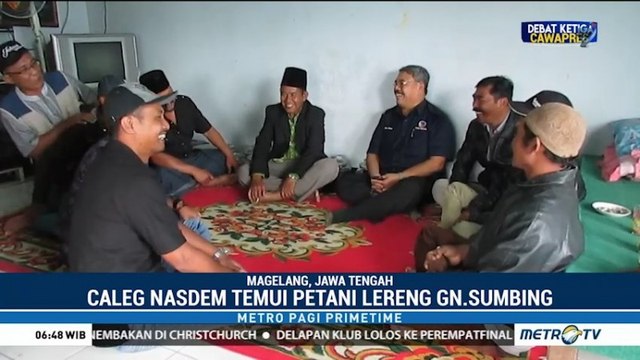 Elman Saragih Serap Aspirasi Petani di Lereng Gunung Sumbing