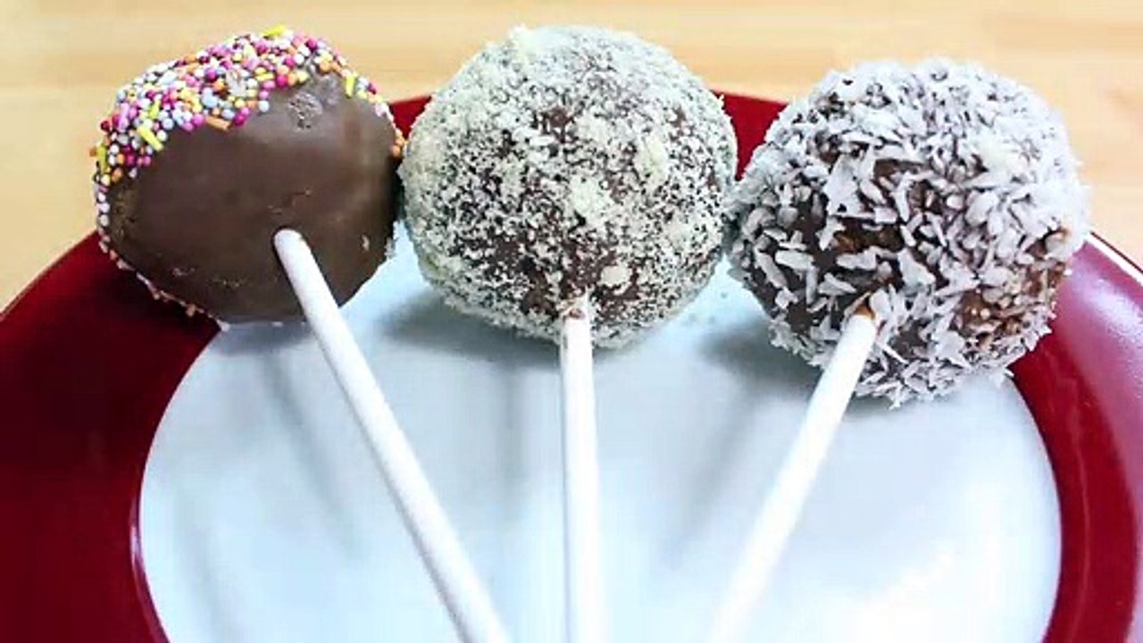 Comment Faire Les Sucettes de Tarte | Cake Pops in French | Facile Recettes Pour Enfants