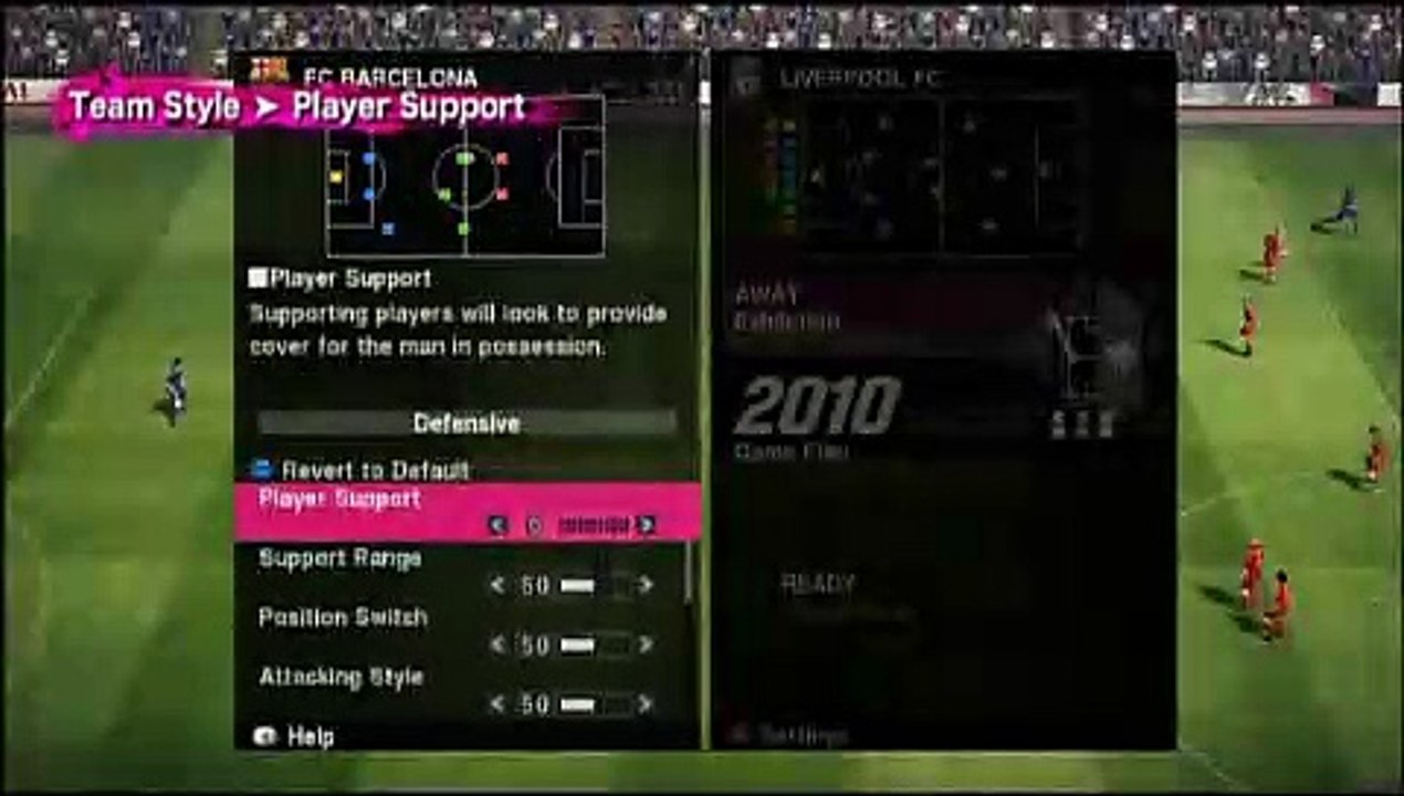Pro Evolution Soccer 2010 - Sistemas Card y Slider