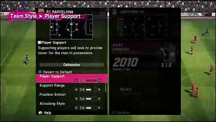 Pro Evolution Soccer 2010 - Sistemas Card y Slider