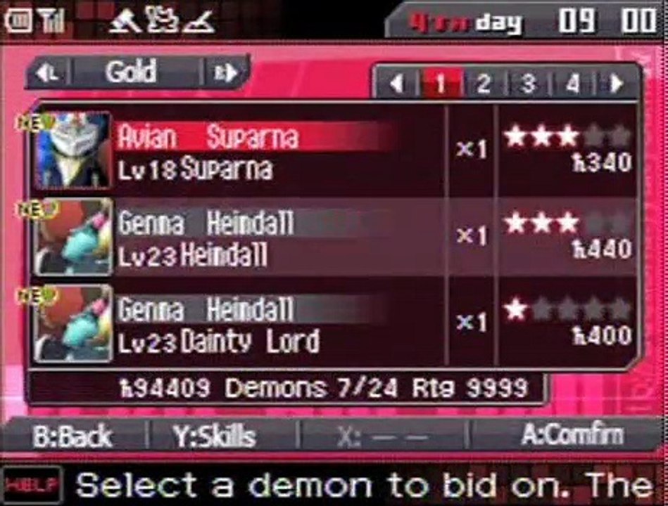 Devil Survivor - Subasta