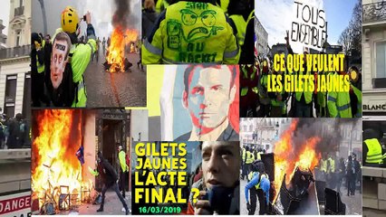 Gilets Jaunes L'acte 18 - Colère Incontolable Sur Les Champs-Elysées - Paris brûle