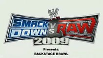 WWE Smackdown! vs RAW 2009 - Entre bambalinas