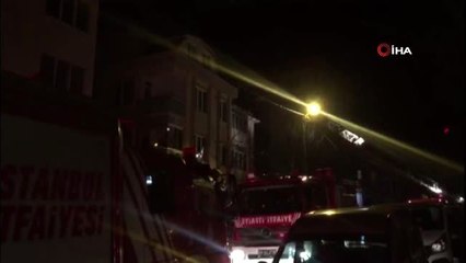 Kartal'da Çatı Yangını Paniğe Neden Oldu