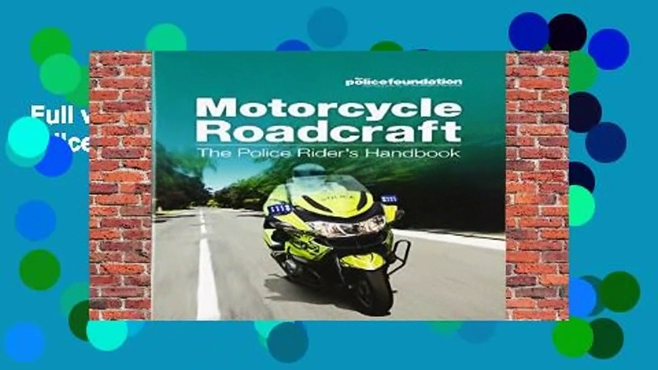 Full version Motorcycle roadcraft: the police rider s handbook Complete ...
