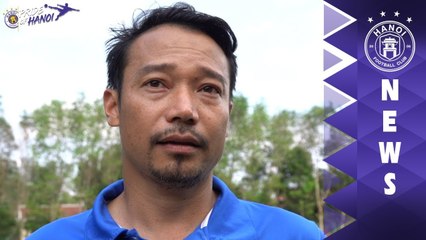HLV Vũ Hồng Việt tỏ ra tự tin trước trận Chung kết U19 Quốc gia giữa Hà Nội và HAGL | HANOI FC