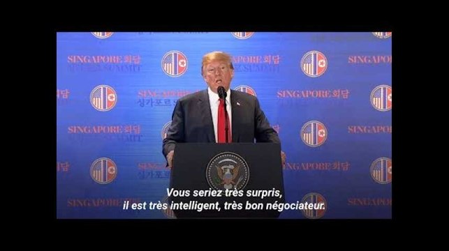 Trump n'avait pas de mots assez forts pour faire l'éloge de Kim Jong Un