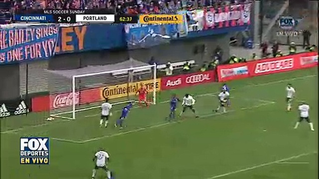 MLS: Resumen: Cincinnati FC 3-0 Portland Timbers