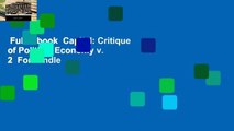 Full E-book  Capital: Critique of Political Economy v. 2  For Kindle