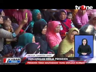 Tinjau Lokasi Bom Sibolga, Jokowi Janji Perbaiki Rumah Warga