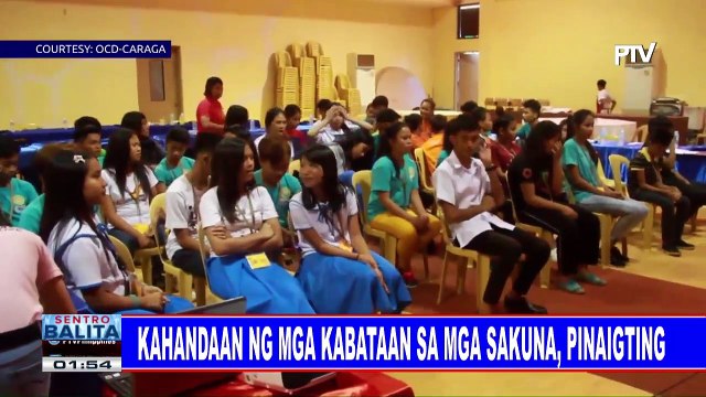 Kahandaan ng mga kabataan sa mga sakuna, pinaigting