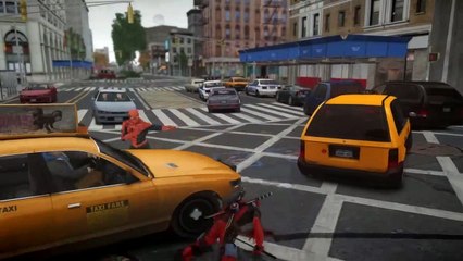 Deadpool vs Spiderman - EPIC BATTLE