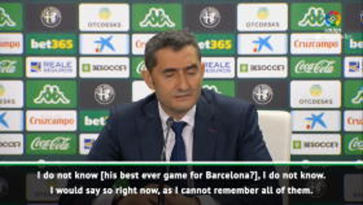 We are blessed to be in Messi's era - Valverde