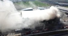 Son Dakika! Hadımköy'de 3 Katlı Fabrikada Yangın! Patlama Sesleri Duyuldu