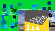 Review  365 Chess Master Lessons: Take One a Day to Be a Better Chess Player - Andrew Soltis