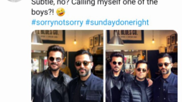 Anil Kapoor 'boys' day out' with Anand Ahuja & Arjun Kapoor, अर्जुन कपूर, आनंद अहुजा संग अनिल कपूर