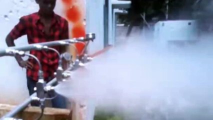 Dry Fog Suppression System Testing in INTEG GROUP HYDERABAD