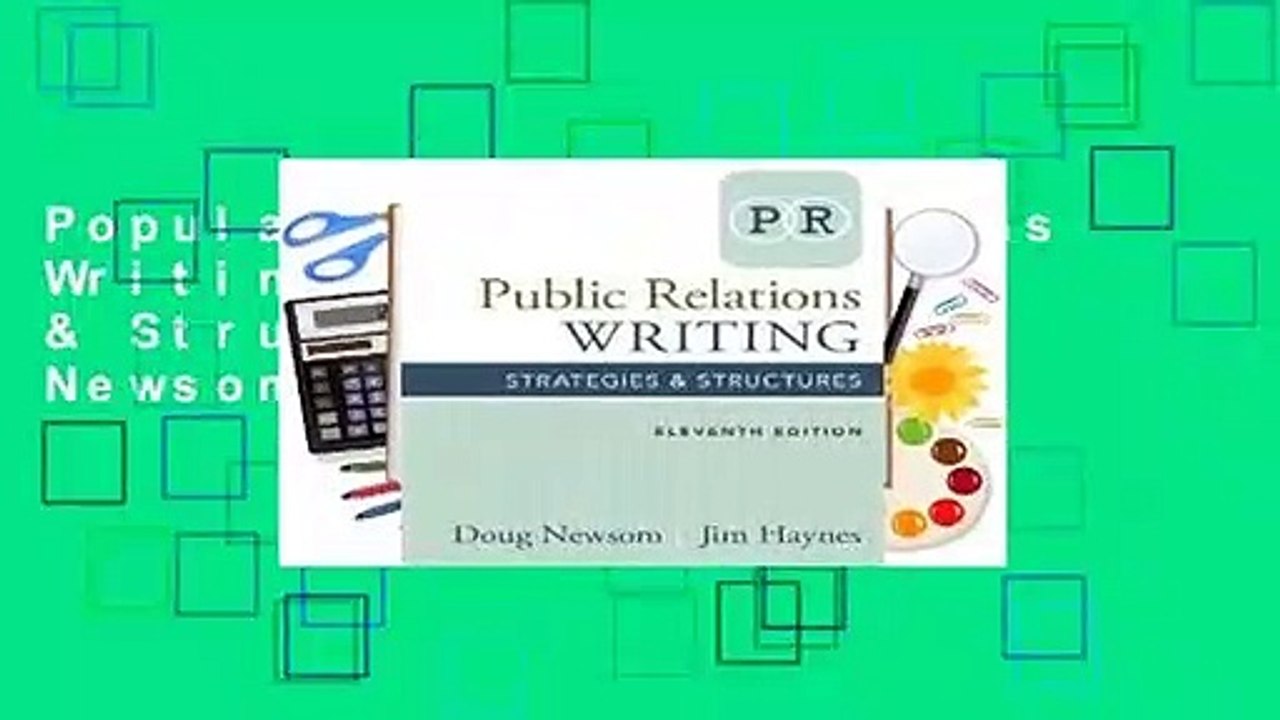 Popular Public Relations Writing: Strategies & Structures - Doug Newsom