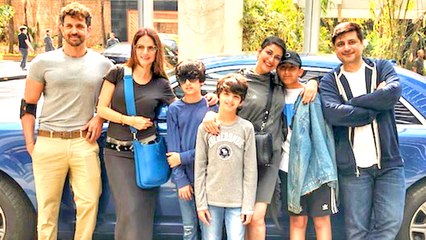 Sonali Bendre Goes For A Sunday Outing With Hrthik Roshan And Family