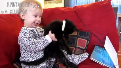 Baby and Cat Cute Babies and Pets Compilation_2019 Funny Videos 0600