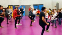 Pont-à-Mousson : répétition du spectacle entre lycéens et écoliers de CE1 et CE2 de l'école Notre-Dame
