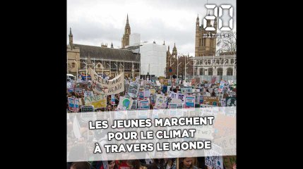 Video herunterladen: Les jeunes marchent pour le climat à travers le monde