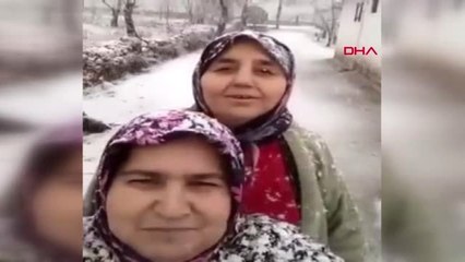 Hataylı Kadınların Kar Sevinci