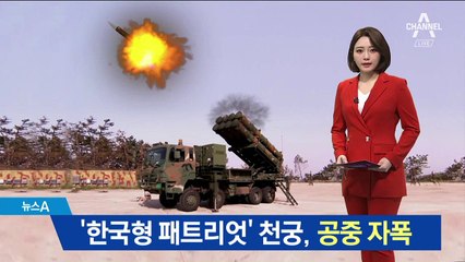 ‘한국형 패트리엇’ 천궁, 오작동으로 7km 상공서 자폭