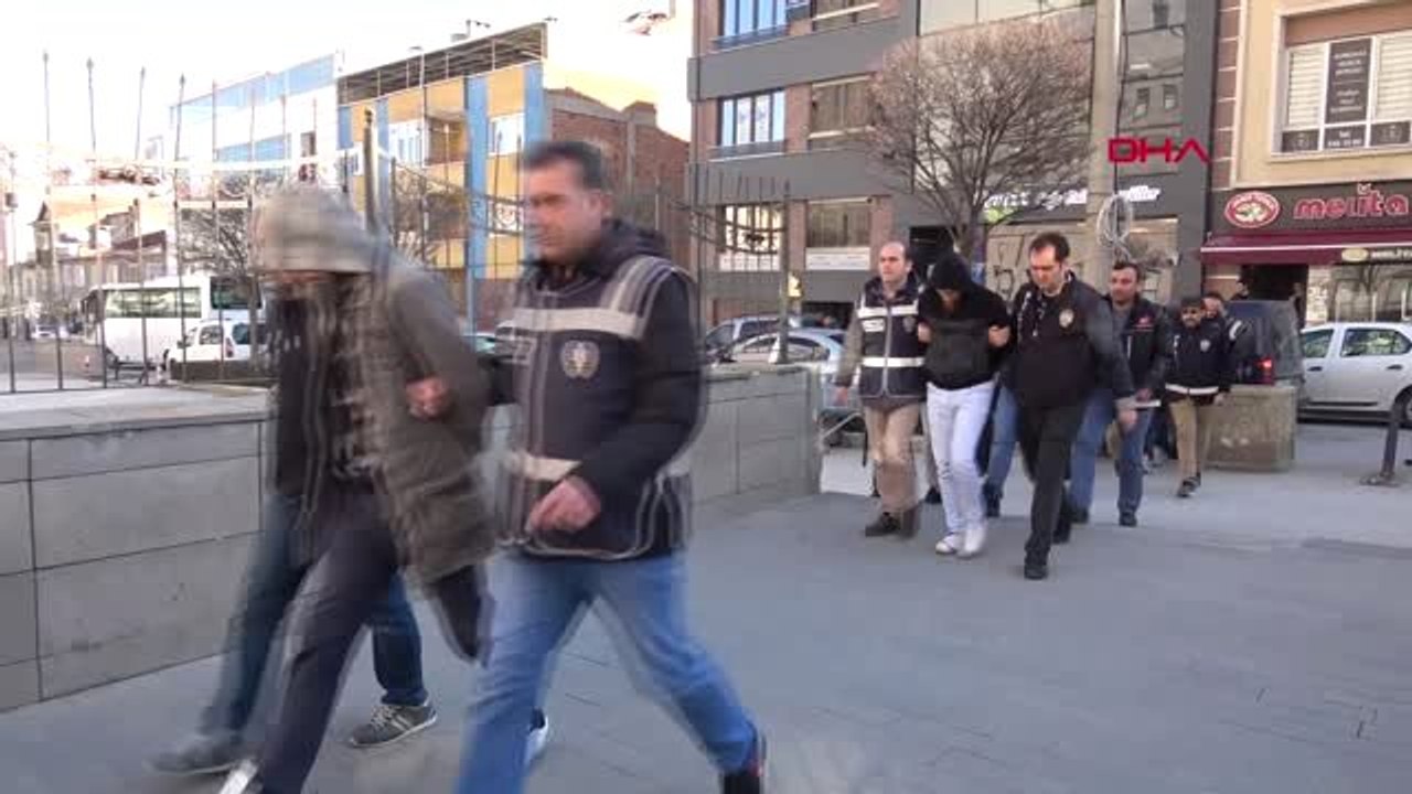 Eskişehir'de Uyuşturucu Şüphelileri Adliyeye Sevk Edildi