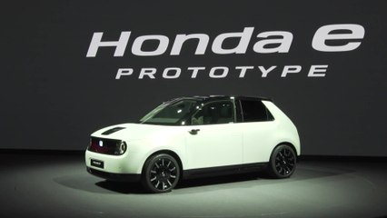 Honda E Prototype presented at the 2019 Geneva Motor Show