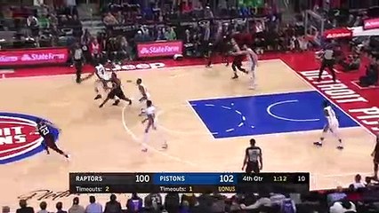 L'interception décisive d'Andre Drummond face aux Raptors