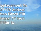 4Pack Replacement Rainsoft 21179 Activated Carbon Block Filter  Universal 10 inch Filter