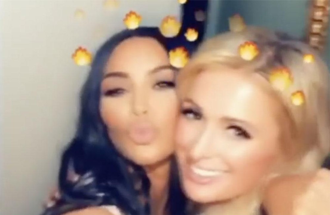 Kim Kardashian West and Paris Hilton reunite for belated birthday party
