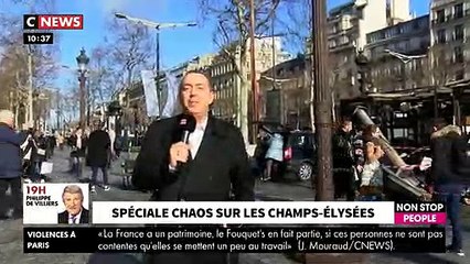 Regardez le début de "Morandini Live" ce matin depuis les Champs-Elysées après le chaos de ce week-end - VIDEO