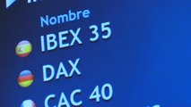 Las subidas de la banca llevan al Ibex al entorno de los 9.400 puntos a media sesion
