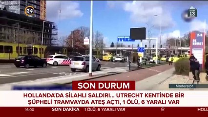Hollanda'da silahlı saldırı