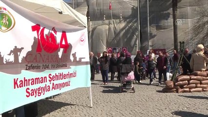 Çanakkale Ruhu"Nu Konak Meydanı'nda Yaşattılar